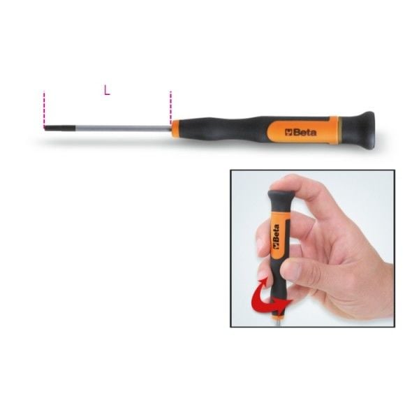 ALYAN BAŞLI MİKRO TORNAVİDA 0.9 mm