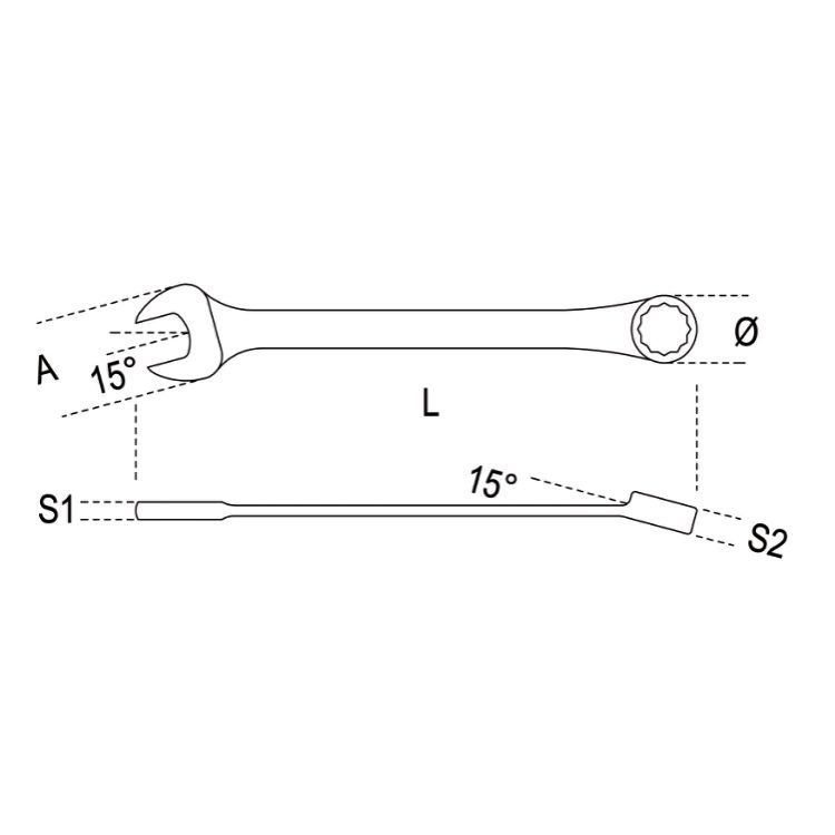 CIRCIR KOMBİNE ANAHTAR 16 mm