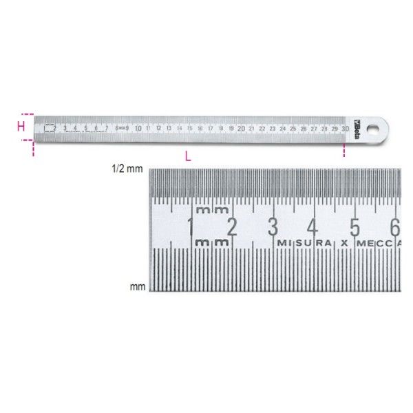 GENİŞ ÇELİK CETVEL 300 mm