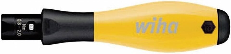Wiha 2882 0,8-2,0Nm ESD Torque screwdriver 0.5 - 2 Nm DIN EN 61340-5-1, DIN EN ISO 6789, DIN EN 26789
